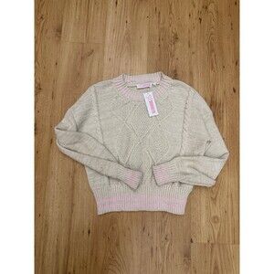 Brooklyn Pink and Khaki Sweater